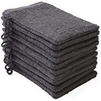 NatureMark 10 Toallas- Gris- Pack de 10-15x21cm